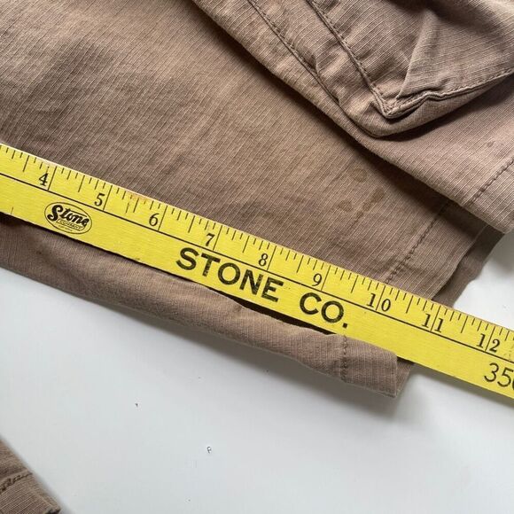 Rugby University Men's Stretch Mid-Rise Cargo Short Khaki Tan Size 32 - Picture 5 of 11